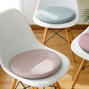 Pillow Solid-Color/Decorative Sitting Comfortable Modern Style Thickened Round Seat Breathable Handmade Floor Pouf For Porch