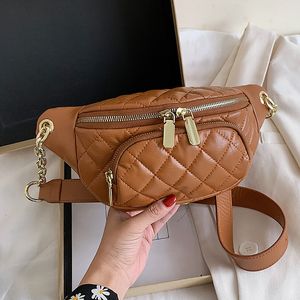 Kvinnor väskor designer handväska mode midjepåse pu läder axel crossbody handväskor klassiska svarta totes