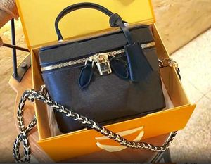 Дизайнер- Женские сумки косметическая сумочка с золотыми блокировками косметическая сумка