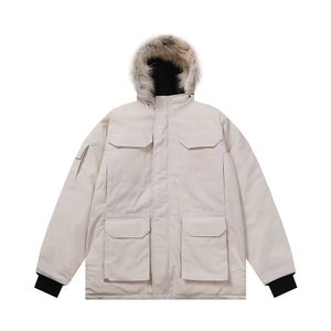 Mens ner fyllda kappa män kvinnor designers downs jackor vinter puffer jacka hoody kläder ytterkläder black down rockar