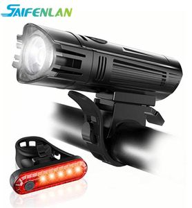 2000mah Bicycle Light T6 светодиодный USB -зарядный велосипедная передняя лампа водонепроницаем