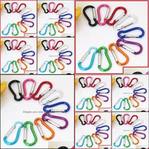 Other Hand Tools Mini Carabiner Ring Keyrings Key Chains Sport Camp Snap Clip Hook Keychain Hiking Aluminum Convenient Cam Drop Deli Dh7Mk