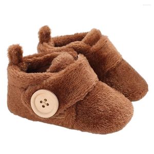 First Walkers Born Baby Winter Shoes Infant Toddler Boy Girl Warm Snow Boots Crib Walker