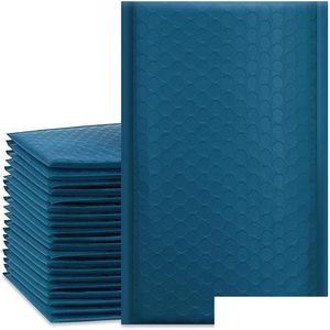 Bolsas de embalagem sacos de embalagem Bolsa de mala direta de bolhas de bolha azul marinho para pequenos envelopes de pequenas empresas Drop Deliver