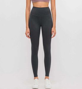 Kvinnors leggings gymkl￤der kvinnor yoga justera byxor naken h￶g midja l￶pning fitness sport tight tr￤ning byxor sdfduyiyui