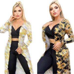 2024 Fall Women Trench Coats Brand Brand Brand Lady Cardigan Letter Giacca per lettere sciolte sciolte a maniche lunghe a maniche lunghe abiti da top abbigliamento all'ingrosso 9008-8