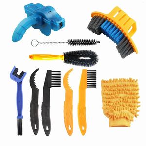 Car Washer Bike Cleaning Kit Bicycle Cycling Chain Cleaner Scrubber Brushes Mountain Wash Tool Set Repair Tools Accessories