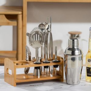 Bar-Werkzeuge, 13-teilig, Edelstahl, Cocktail-Shaker, Mixer, Wein, Martini, Boston-Shaker für Barkeeper, Set, Getränke-Party-Set, Bar-Set, Werkzeuge, Barware 221121