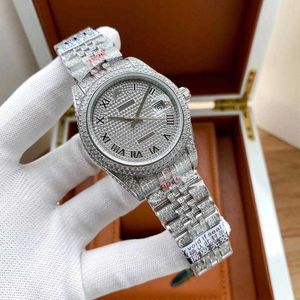 2023M7TY WRISTWATCHES VVS1 Diamond Watch Mens Watch 41mm y الآلية المستوردة التلقائي 3255 Movement Stainls Steel Case WristwatchRv6d
