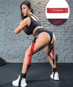 Booty Band Set Workout Resistance Bands Butt System för en bikini abs glutes muskel med justerbar midja 2106244425967