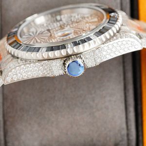 2023MRH4 Zegarek na rękę Diamond Mens Watch Automatyczne mechaniczne zegarek Sapphire 41 mm moda Busins ​​Wristswath Waterproof Carey Montre de lukse jlfashion