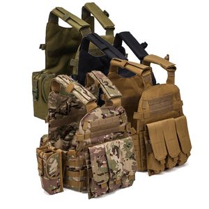 Herrvästar Män 6094 Multicam Camo Tactical Molle Modular Body Ammo Airsoft Paintball Combat Military Hunting Clothes Accessories 221121