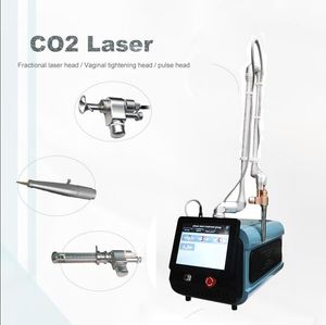 Tubo importato 10600NM 60W Co2 Laser frazionario Macchina per il serraggio vaginale Skin Resurfacin Rimozione delle smagliature Face Lift Ringiovanimento della pelle Attrezzatura di sicurezza