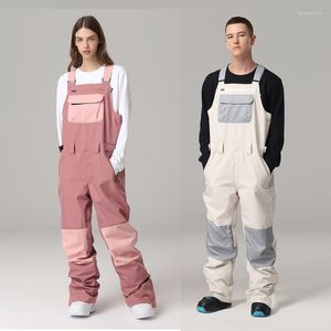 Pantaloni da sci Pantaloni da sci invernali da esterno Salopette da uomo Sport Donna Tuta da neve Snowboard antivento Abbigliamento da donna impermeabile da montagna