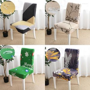 Chair Covers Waterproof Fabric Office Universal Size Cover Spandex Seat Case For Dining Room