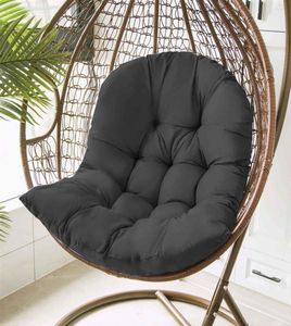 Cadeira de cadeira de ovo Hammock Garden Swing Creling Creling With Backrt Decorative Cushion 199F5802086
