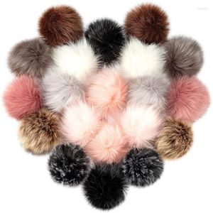 Women's Fur 10PCs Imitation Ball Color Wool-like Pendant Clothing Accessories DIY Pompons Artificial Wool