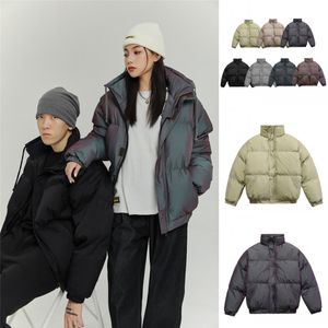 Essentials Men's Cotton Down Coats Cotton Padded Jacket Brödrock Unisex Dazzle Jackets Gray Army Green Designer Parkas