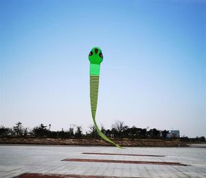 Snake Kite 40m 3D Kite F￤rgglad skelett L￥ng svans L￤tt att flyga strandsatser utomhussportspel237e