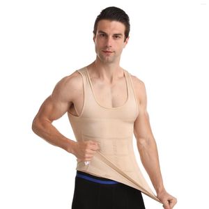 Yoga Outfit Corset Men's Toning Sports Underwear Vest Sleeveless Sport Undershirt Quick Dry Training Tight Tank Top Fitness