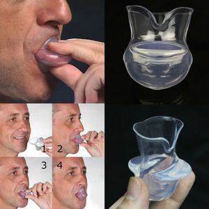 Snoring Cessation 1pcs Silicone Anti Tongue snoring mouthpiece braces Sleep Apnea Aid Stop Snore 221121