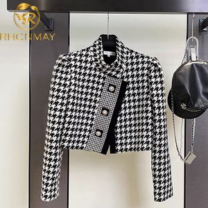 Jackets femininas Marca de luxo Tweed Thousa