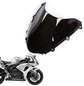 Black Bubble Motorcycle Windshield Shield para Honda CBR1000RR 200420076081341