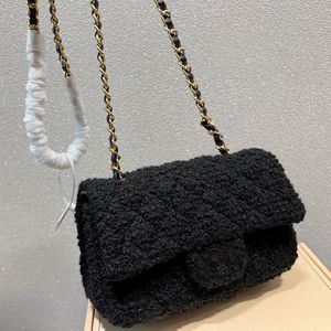 CC Torby Luksusowa marka Body Cross Body Body Body Tweed Tweed Tweed Taps Pink Black Gold Metal Cain Tourse z Balck torebkę Sacoche H Sacoche H