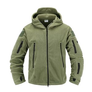 Men's Jackets Tactical fleece jacket Military Uniform Soft Shell Casual Hooded Jacket Men Thermal Army Clothing 221122