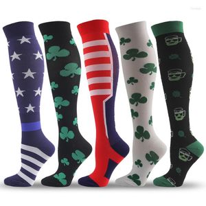 Men's Socks Men's Outdoor Sports Compression Women'sおよびRunning Elastic Fartuls Stockings Cycling