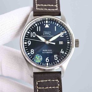 SUPERCLONE LW-Uhr Saphir aus Piloten- und Uhrenmaterial übernimmt Glasspiegel Importierter Gürtel Eta2829 Gleiches mechanisches Uhrwerk S36f
