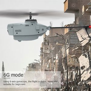 전기 RC 항공기 C127 2 4G 헬리콥터 전문가 720p 카메라 6 축 자이로 WiFi 센트리 스파이 드론 광각 단일 패들이없는 221122