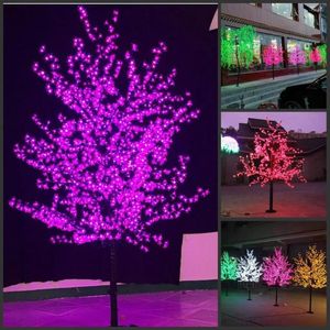 Dekoracje świąteczne LED Lekkie Cherry Blossom Tree żarówki m stóp wysokości wewnętrznej lub na zewnątrz Użyj swobodnego odpięcia deszczu