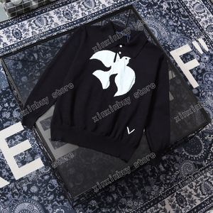 Xinxinbuy 남자 디자이너 티 t 셔츠 자카드 작은 평화 비둘기 뜨개질 긴 소매 면화 여성 그린 블랙 화이트 레드 XS-XL