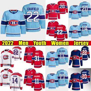 #20 Juraj Slafkovsky Reverse Retro hockey jersey #22 Cole Caufield Canadiens#14 Nick Suzuki Kirby Dach Brendan Gallagher Carey Price Arber Xhekaj jerseys