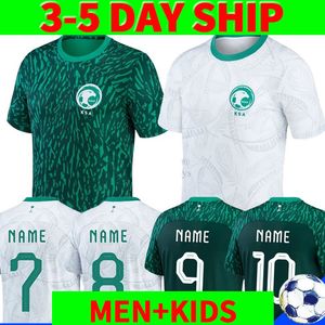 22 23 Saudi Arabia Soccer Jerseys 2022 World Cup Football FIRAS SALEM SULTAN YASIR Shirts spider jerseys Men Kids Kits Set Uniforms