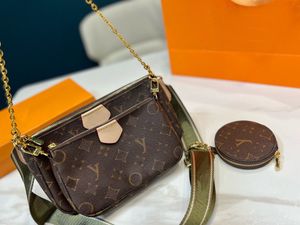 Lüks Tasarımcı Çanta Moda Çantası Eski Çiçek Bir Omuz Debriyaj Combo Beşinde Kabartmalı Çoklu Pochette Kadın Messenger Fabrikası Doğrudan Satış