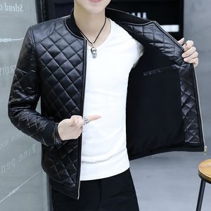 Men's Leather Faux casual leather jackets trendy men's thin youth Korean autumn and winter casaco masculino 221122