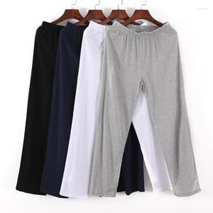 Pantaloni da uomo Pantaloni da notte da uomo in morbido cotone Pantaloni lunghi Pantaloni larghi da pigiama casual Pantaloni sportivi da casa estivi