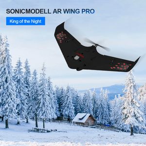 Simulatorer Nybörjare Electric SonicModell AR Wing Pro RC Airplane Drone 1000mm Span EPP FPV Flying Model Building Kit PNP Version 221122