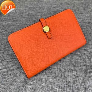 Luxury Designer Wallets Passport Card Certificate 3-in-1 Fashion Personalized Cowhide Purse Boutique Unisex Purses Factory Direct Sale Delivery gift box