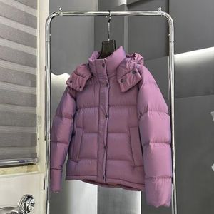 kurtka Womans Designer Channel Kurtka jesień i zimowe kobiety puffer kurtki haft haft lap z kapturem zamek błyskawiczny