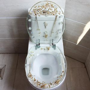 Toilet Seat Covers Transparent Cover Model Room Slowly Lowered Crystal Villa House B&B Household Commercial