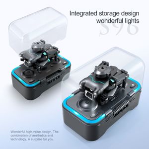 Simülatörler S96 Mini Drone 4K Mesleği HD Engeli Kaçınma Çift Kamera RC Quadcopter Optik Akış Sabit Yükseklik Uzaktan Kontrol Helikopteri 221122