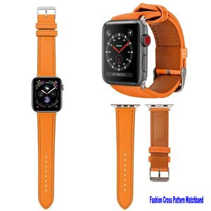 Top Grain Fashion Pu Leather Straps Watchband f￶r Apple Series 8 7 6 5 4 3 2 1 Se Watch Straps Luxury Designer Iwatch Band 49mm 45mm 44mm 42mm 41mm 40mm 38mm Sports Strap