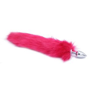 l12 massager Sex toy Artificial Wool Enchanting Naughty Fox Tail Cosplay Metal Anal Sex Toys for Couple Flirting Sex Butt Plug