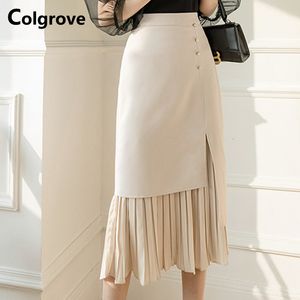 Saias Colgrove Chegada Mulher elegante Moda coreana