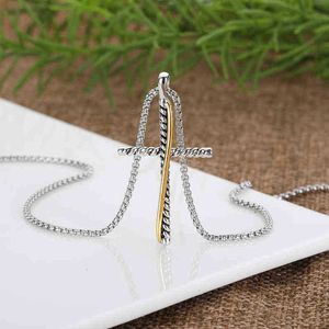 Necklaces Fashion Designer Men Pendant Cross Jewelry Necklace Twisted Cable Hip hHop Pendants Women Women Zircon Necklaces Punk