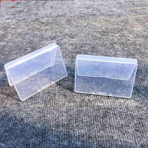 Mini Boxes Rectangle Clear Plastic Jewelry Storage Case Container Packaging Box for Earrings Rings Beads