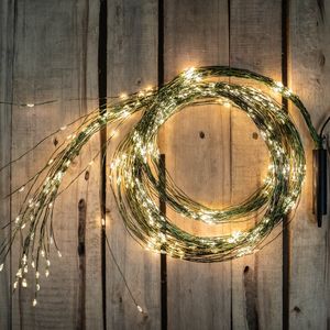 Christmas Decorations 600 LED Green Cable Waterfall Lights Fairy String for Curtain Outdoor Tree Garlands Holiday Wedding Party 221122